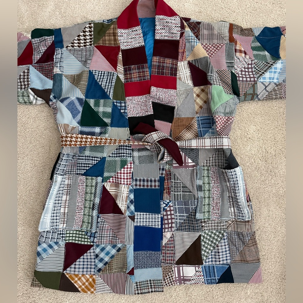Patchwork Quilted Kimono Jacket - image 2